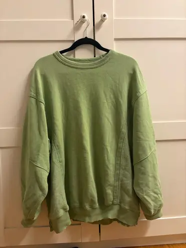 Aerie  Keep it Light Crochet Sweatshirt