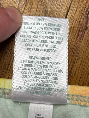 Kona Sol Womens Small Double Tab Medium Coverage Hipster Bikini Bottom Beachwear