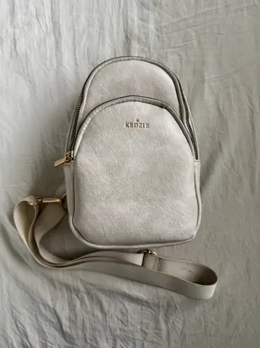 Kedzie Sling Purse White