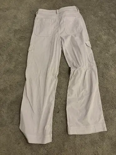 American Eagle purple corduroy cargo pants