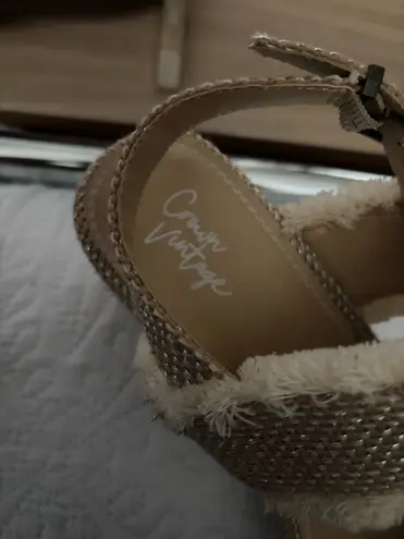 DSW Vintage Crown rhinestone wedges - Image 2