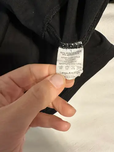 Black Bike Shorts Size L