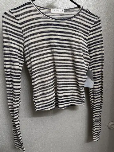 Rebellious Dreamer Sheer, Two-Layer, Long-Sleeved Crop Top