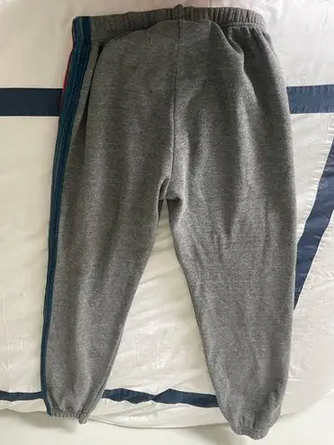 Aviator Nation 5-Stripe Sweatpants - Heather Grey - Women's XSāļøššš¼āāļø