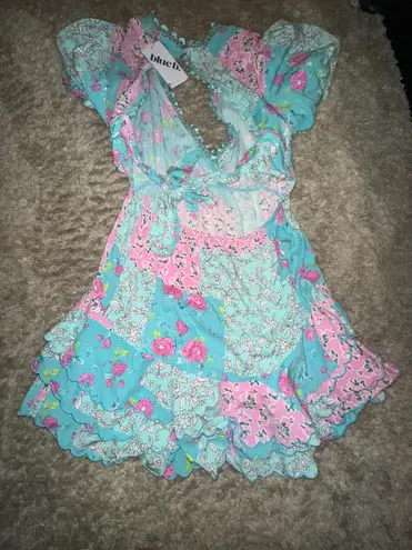 Boutique Dress Blue Size L