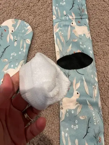 Rabbit/ Bunnies casual knee high socks/ leg warmer/ boot socks for girls Blue