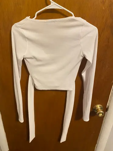 Pretty Little Thing Wrap Around Low Cut Top