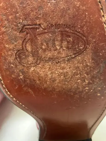 Justin Vintage Kipskin Leather Cowboy Boots – Red (Women’s 6B)