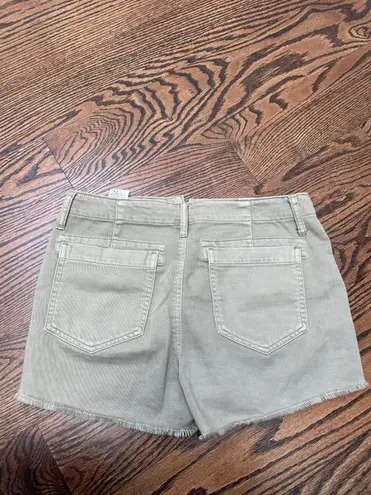 American Eagle Green Cargo Shorts