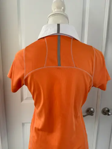 Cutter and Buck EUC Annika Textured Stretch Womens Short Sleeve Polo Shirt