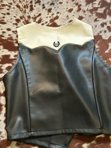 Western style vest size LG by western gringa Black