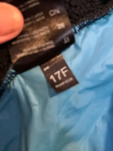 Kuhl Jacket Women’s Skata Sherpa Fleece Full Zip black turquoise blue size M medium