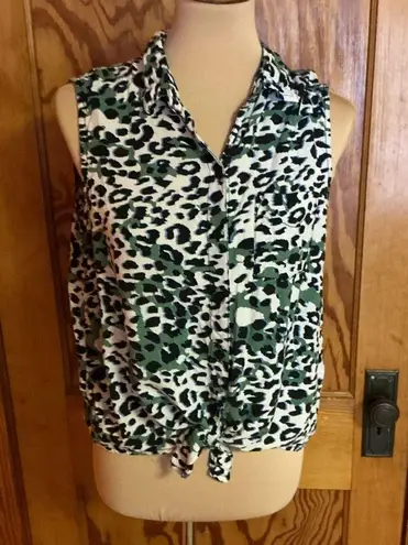 Beach Lunch Lounge Cheetah Belly Top