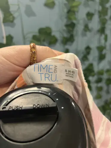 Time And Tru Pastel striped spring Dress thumbnail 7