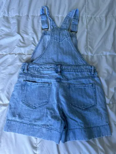 Pink Lily Jean Shorts Overalls Size M