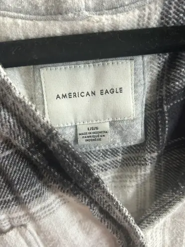 American Eagle Hoodie Flannel