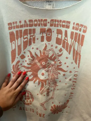 Billabong  Off-The-Shoulder Sweatshirt 