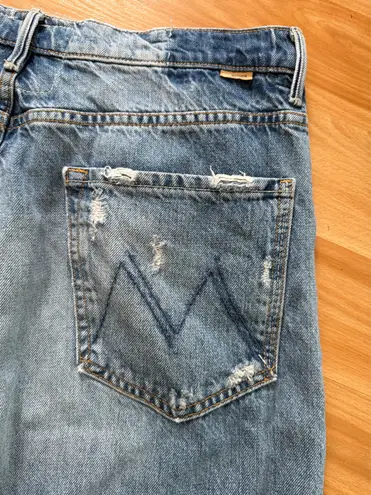 MOTHER Denim Awesome Mother High Waist Tunnel Vision Sneak Jeans in Take Me Higher - Sz 32