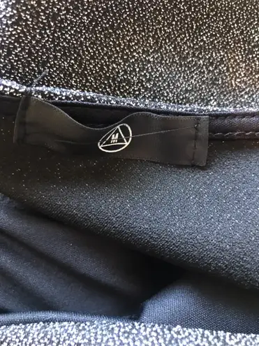 Missguided Glitter Cut Out One Shoulder Dress