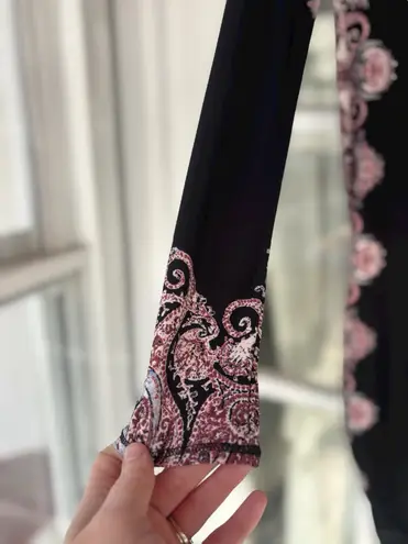 Rachel Roy Women's Small Black Jewel Box Combo Multicolored Bodycon Midi Dress