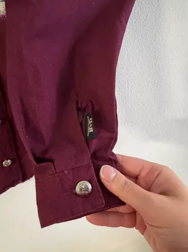 Brooks & Dunn Vintage Western Long Sleeve Button Up S