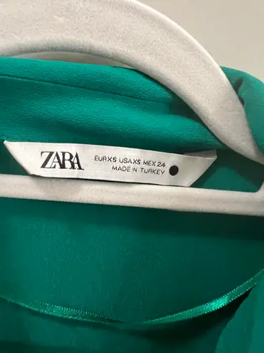 ZARA Green  Blouse