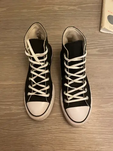 Converse Black Platform