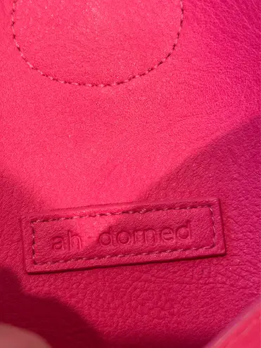 Ah Formed Bright Pink Vegan Leather Crossbody Bag purse Pickle Ball