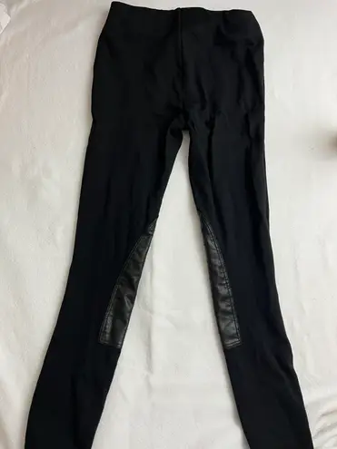 Ralph Lauren Lauren  Ponte Riding Black Leggings