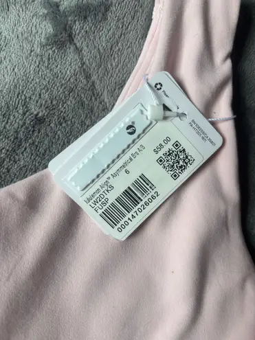 Lululemon  Align Asymmetrical Bra *Light Support, A/B Cup Flush Pink - Size 6 - Image 4
