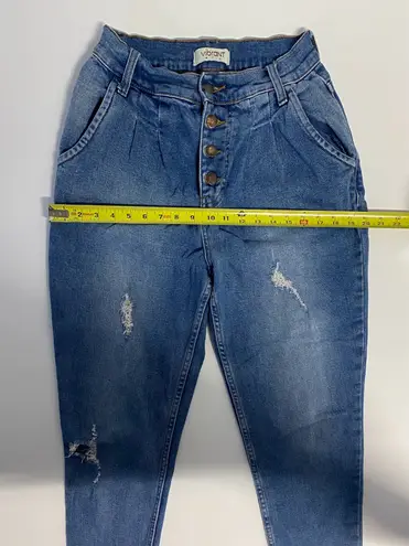 Vibrant Miu Vibrant M.i.U Cotton Blue Distressed Women's Jeans Size 5 Waist 26 - Image 10