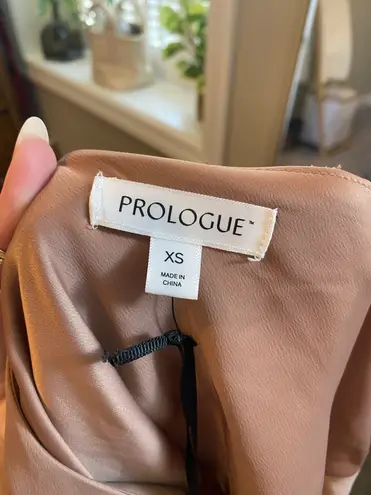 Prologue Satin Midi Dress