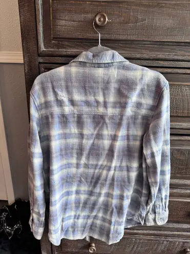 American Eagle Outfitters Distressed Flannel