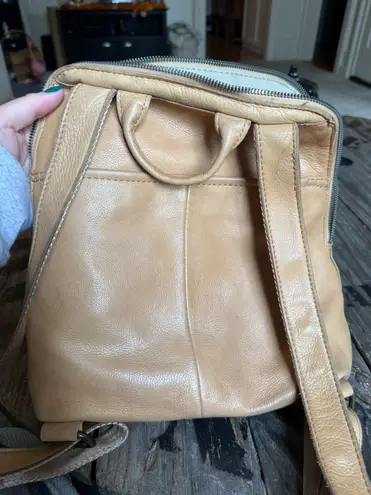 American Leather Co. Backpack Purse Tan