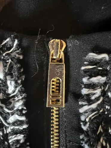 Ivanka Trump | women’s tweed fringe blazer coat. Size: 8