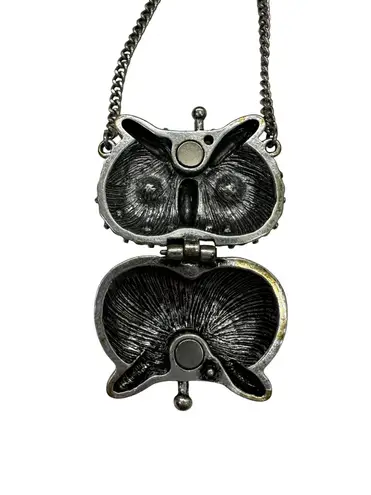 Owl Purse Locket Necklace