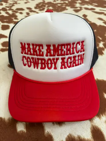 Make America Cowboy Again Trucker Hat Multiple