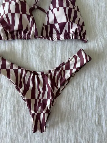 Amazon NWOT  Animal Print Bikini Set