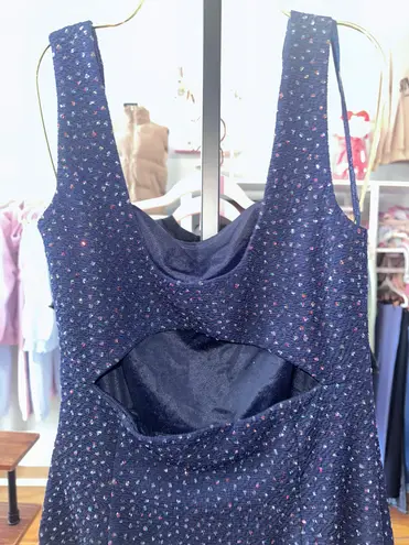 Boutique Reggio Navy Formal Maxi Dress