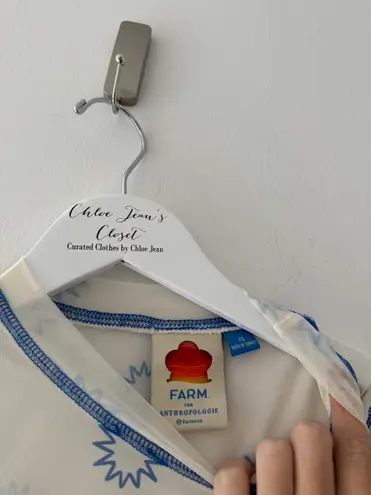 Farm Rio Mesh Logo Midi Dress XS