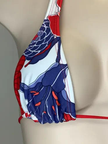 Recco Brazilian Floral Bikini Top NWT