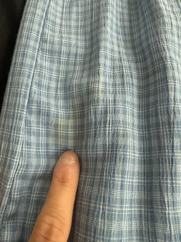 Kathie Lee Vintage Plaid Dress with Gold Buttons