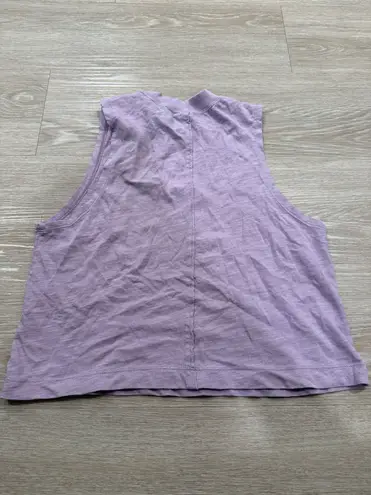 Pilcro Anthropologie Mock-Neck Trapeze Tank - Size XXS