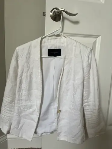 Banana Republic White blazer