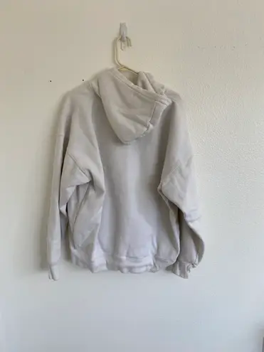 Brandy Melville White Crystal Hoodie 