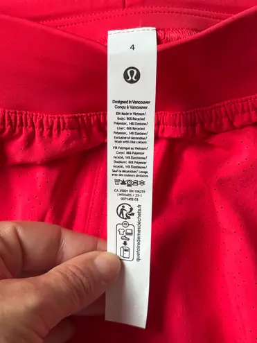 Lululemon  Adapted State High-Rise Jogger *Full Length Red Glow Size 4 - Image 4