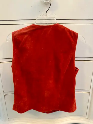 Peck & Peck - Beautiful Red Zip Up Vest - Brand new condition!