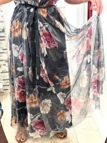 Candalite Brand New Formal Floral Maxi Dress