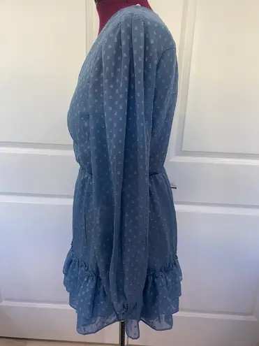 B. Smart NWT Blue Long Sleeve Dress Size 9