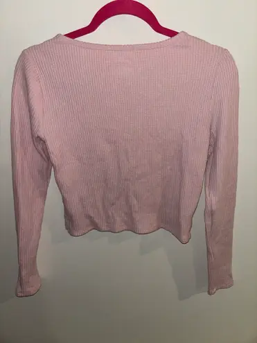 PacSun Crop Ribbed Long Sleeve